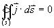 电流的连续方程 稳恒条件