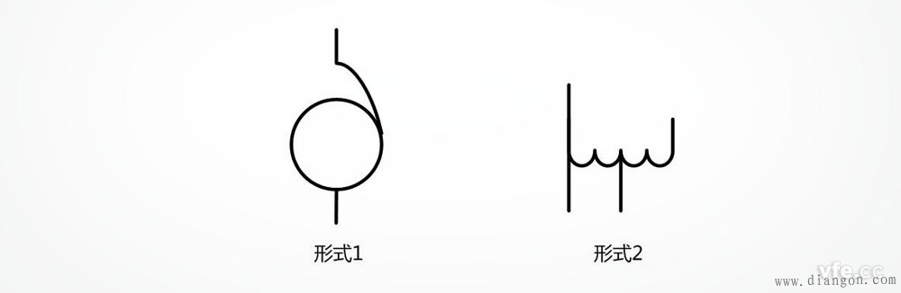 自耦变压器电气符号