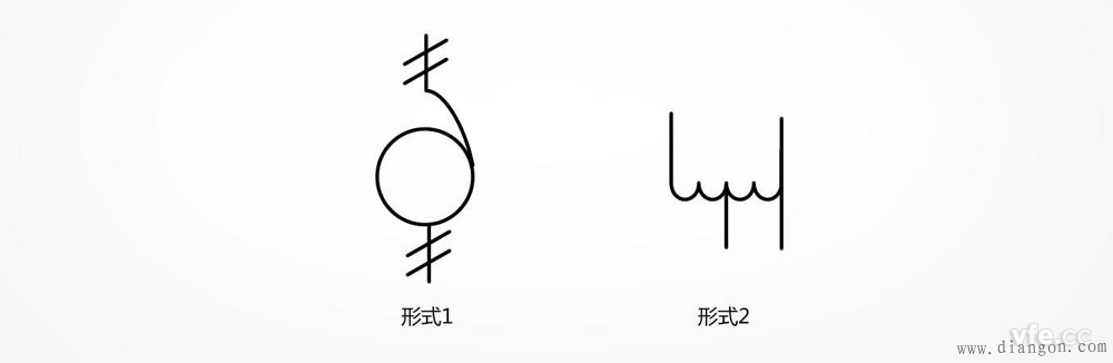 自耦变压器电气符号