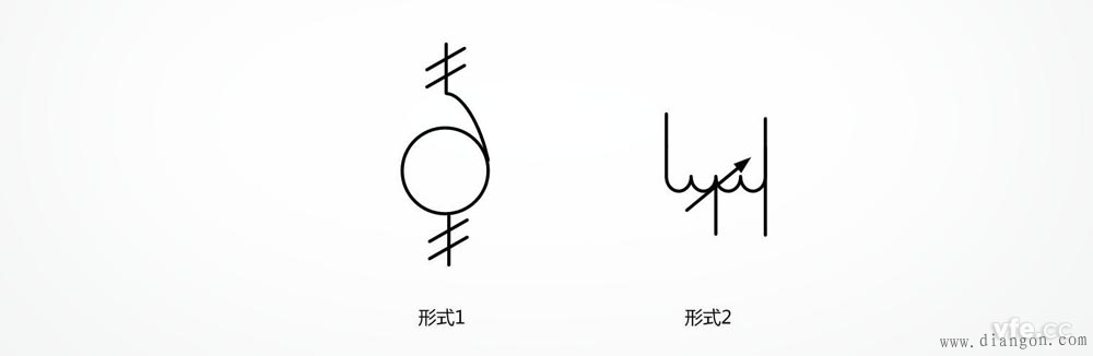 自耦变压器电气符号