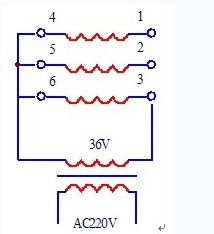 三相异步电动机绕组头和尾的辨别方法