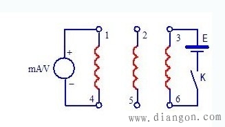 三相异步电动机绕组头和尾的辨别方法