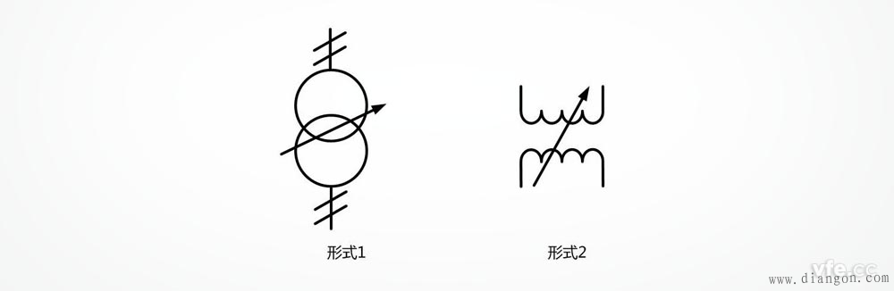 双绕组变压器电气符号