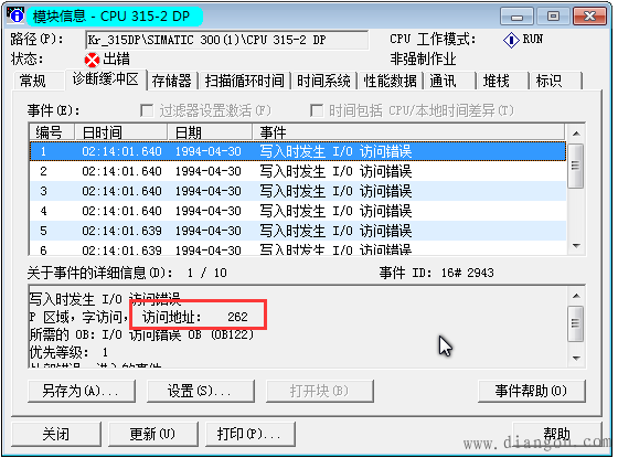 如何找出S7-300下载程序后报错的原因