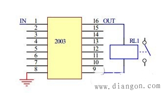 24V继电器集成电路驱动电路