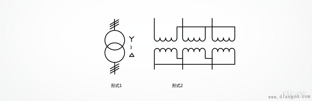三相变压器电气符号 三相变压器电气符号
