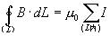 安培环路定理的表述和证明