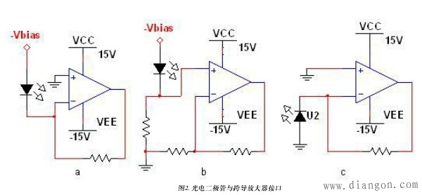 光电二极管放大电路工作原理