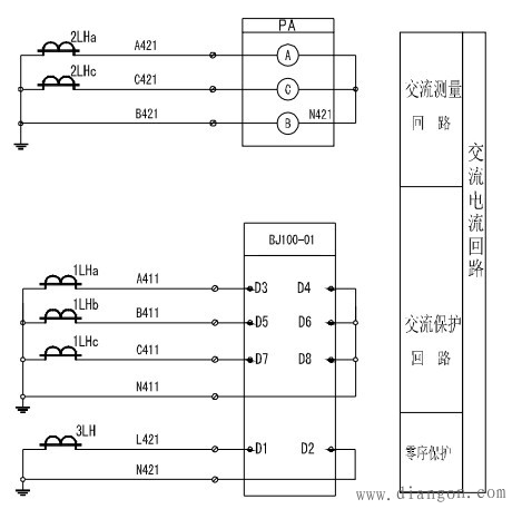 开关柜二次配线图解 开关柜二次配线图解