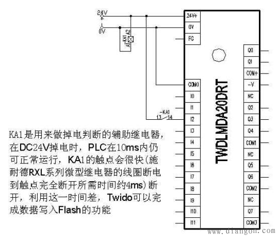 施耐德PLC数据掉电保存的应用