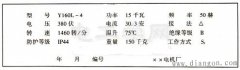 三相异步电动机参数