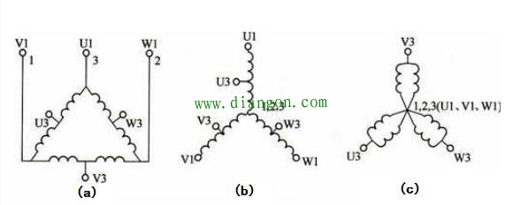 双速电机的接线和控制方法
