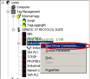 WINCC使用普通网卡通过Industrial Ethernet连接PLC WINCC使用普通网卡通过Industrial Ethernet连接PLC