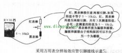 用万用表识别场效应管引脚方法图解
