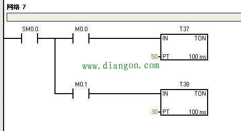 西门子plc彩灯循环控制编程设计