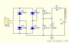整流分压滤波测试交流电压