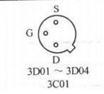 常见场效应管封装形式及引脚分布规律