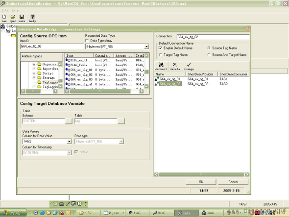 如何使用WinCC Industrial Data Bridge将WinCC的实时数据通过OPC DA记录到 如何使用WinCC Industrial Data Bridge将WinCC的实时数据通过OPC DA记录到