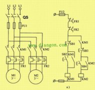 电动机顺序控制的接线方法图解