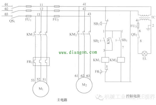 电气控制电路图的识图方法 电气控制电路图的识图方法
