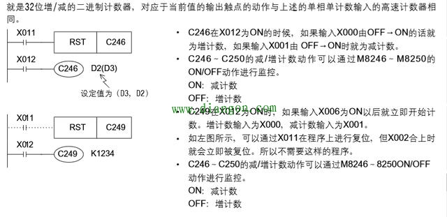 三菱plc高速计数器使用实例 三菱plc高速计数器使用实例