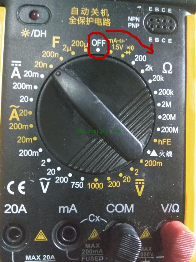 万用表11个档位介绍及使用口诀 万用表11个档位介绍及使用口诀