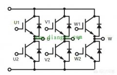 变频控制中三相逆变桥的工作原理
