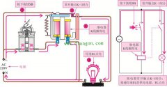 继电器常开触点的控制关系图解