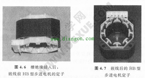 HB型步进电机的绝缘材料与线圈 HB型步进电机的绝缘材料与线圈