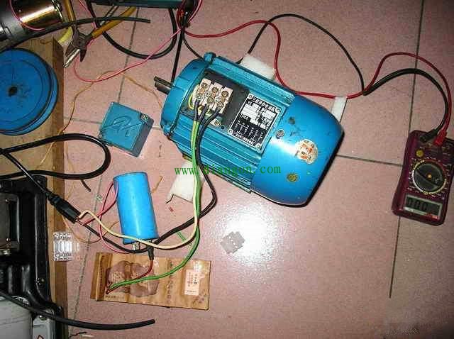 三相电机改单相电机电容接线方法图解