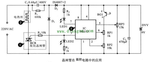 晶闸管在电热毯温控电路中的应用