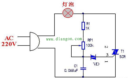 双向触发二极管与可控硅应用电路 双向触发二极管与可控硅应用电路