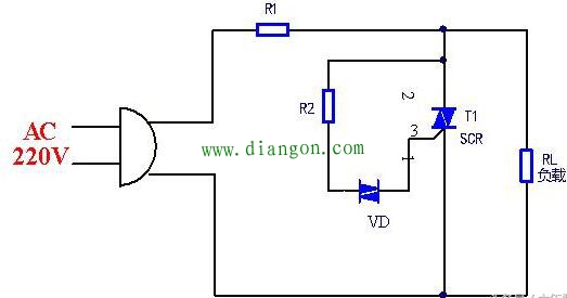 双向触发二极管与可控硅应用电路 双向触发二极管与可控硅应用电路