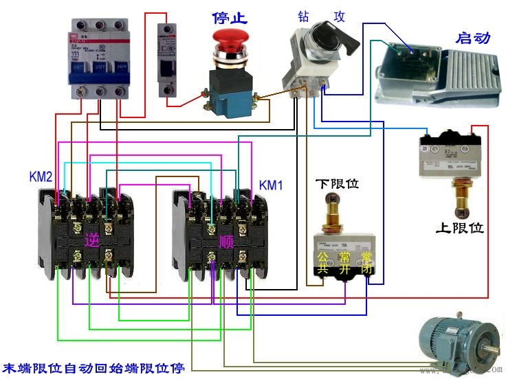 行程开关原理_行程开关的作用_行程开关接线图