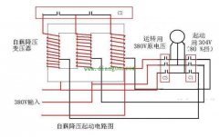 自耦变压器降压启动电路原理分析