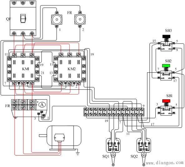 行程开关原理_行程开关的作用_行程开关接线图