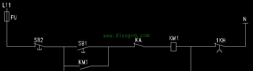 电动机自耦降压起动的一种简单控制方法图解