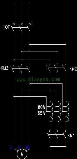 电动机自耦降压起动的一种简单控制方法图解