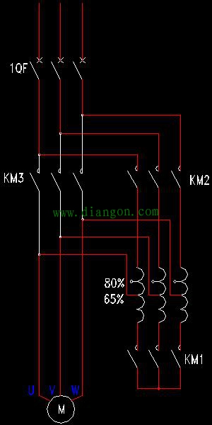 电动机自耦降压起动的一种简单控制方法图解