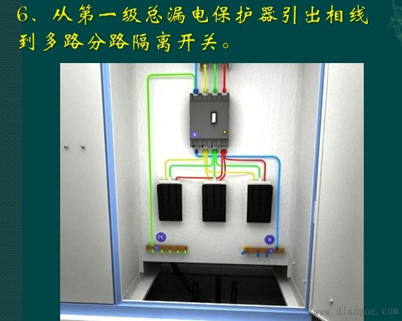工地三相五线制电路接法 工地三相五线制电路接法