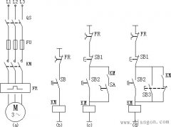 异步电动机plc控制线路图编程实例