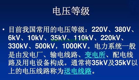 为什么要规定额定电压等级