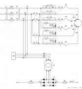 双速电梯电气原理图及PLC安装接线图绘制