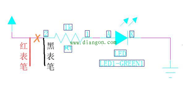万用表表笔的接法