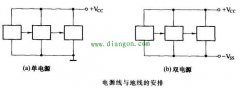 电路图中电源线与地线的表示方法