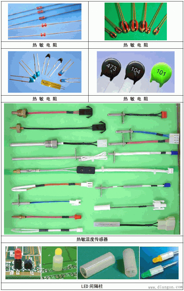 电子元件实物大全