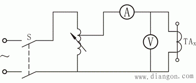 互感器励磁特性试验 互感器励磁特性试验