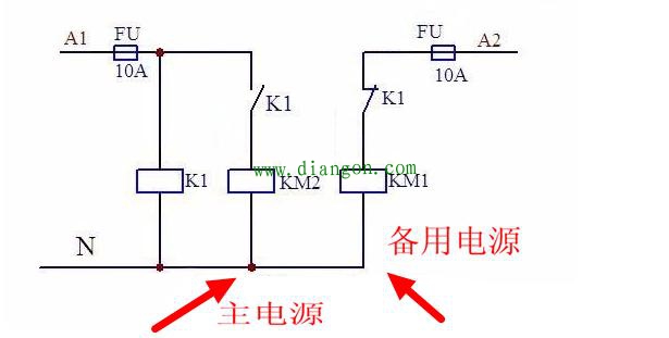 双电源自动切换电路原理_双电源自动切换原理图