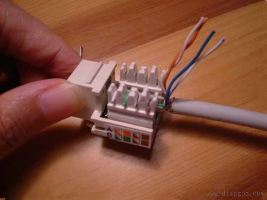 网线插座接法图解_家庭网线插座接法