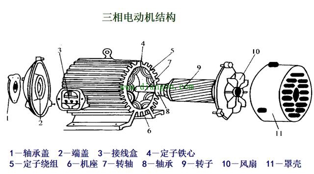 三相正弦交流电动势的产生